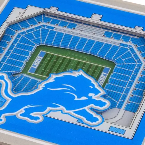 3D StadiumView Coasters Detroit Lions {5}