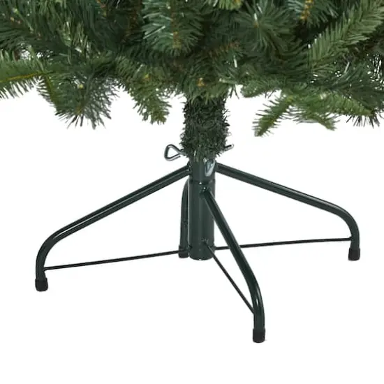 5ft. Pre-Lit Grand Teton Spruce Flat Back Artificial Christmas Tree, Clear LED Lights {5}