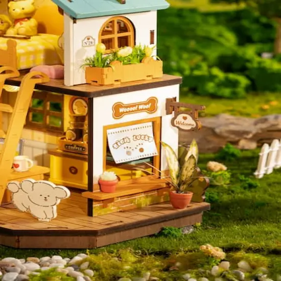 Rolife&reg; Puppy's Cozy Villa DIY Miniature House Kit {6}
