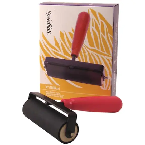 Speedball&reg; 4" Deluxe No. 51 Hard Rubber Brayer {3}