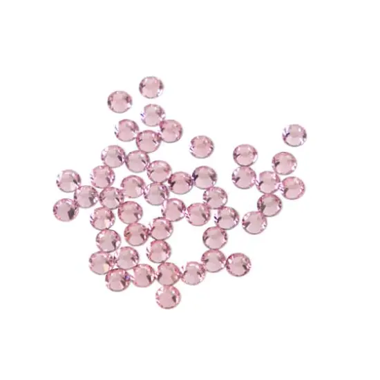 SS16 Round Hotfix Austrian Crystals by Bead Landing&trade;, 50ct. Light Rose {1}
