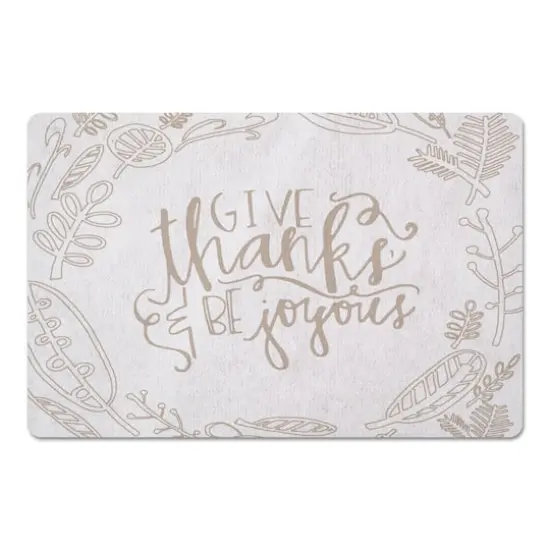 Joyful Thanks Floor Mat {1}