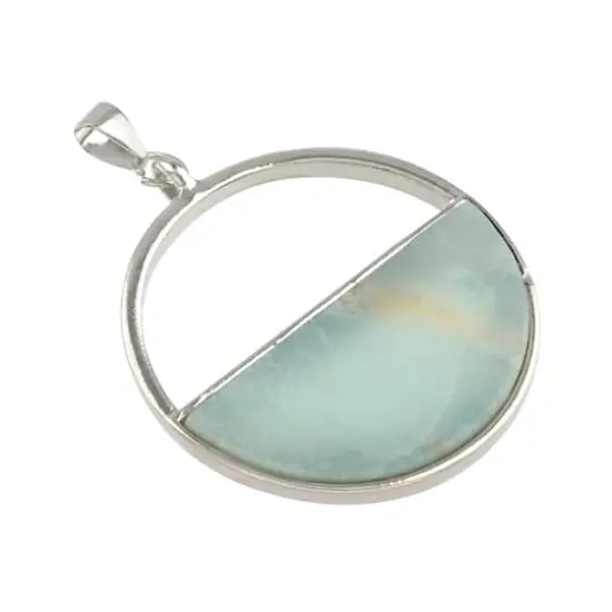 Amazonite Half Circle Pendant by Bead Landing&trade; {1}
