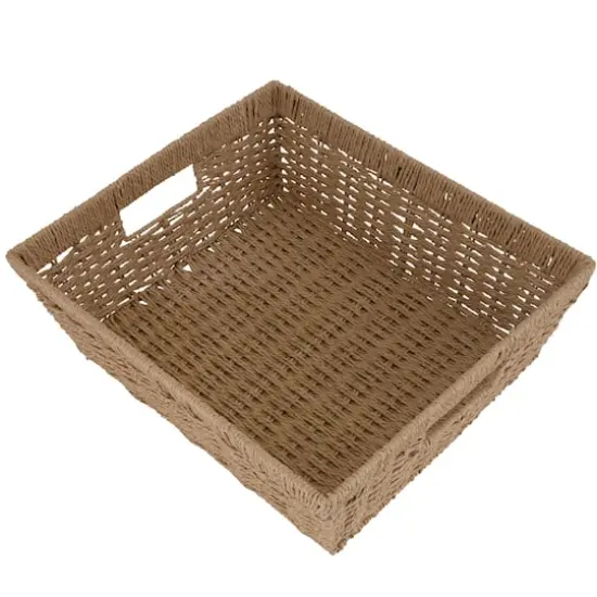 Simplify Large Dutch Weave Shelf Storage Basket {9}