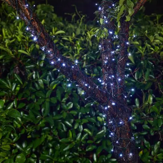 Glitzhome&reg; 39ft. Solar String Lights with 100 LEDs {3}