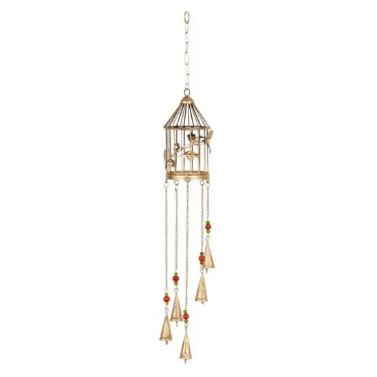 Gold Metal Eclectic Windchime {1}