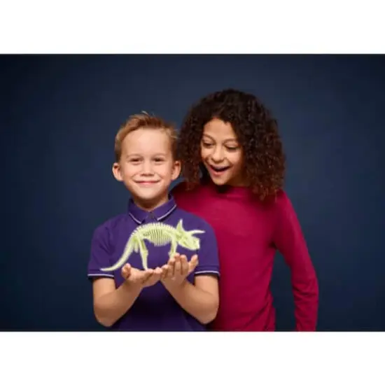 The Original Glowstars&reg; Company Glow-In-The-Dark Dinos Triceratops Skeleton {5}