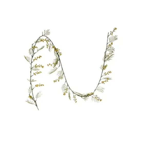 Hello Honey&reg; Faux Botanical Garland with Yellow Flowers {1}