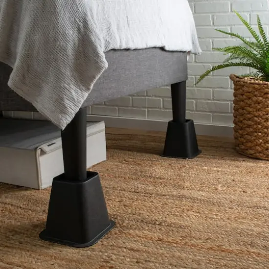 Simplify 6" Bed Risers with Wheel Caster Stabilizer {4}