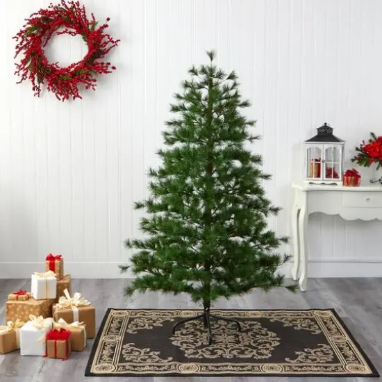 6ft. Unlit Yukon Mixed Pine Artificial Christmas Tree {6}