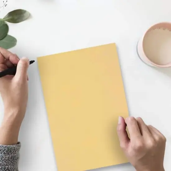 JAM Paper Antique Gold 8.5" x 11" Parchment Cardstock, 250 Sheets {4}