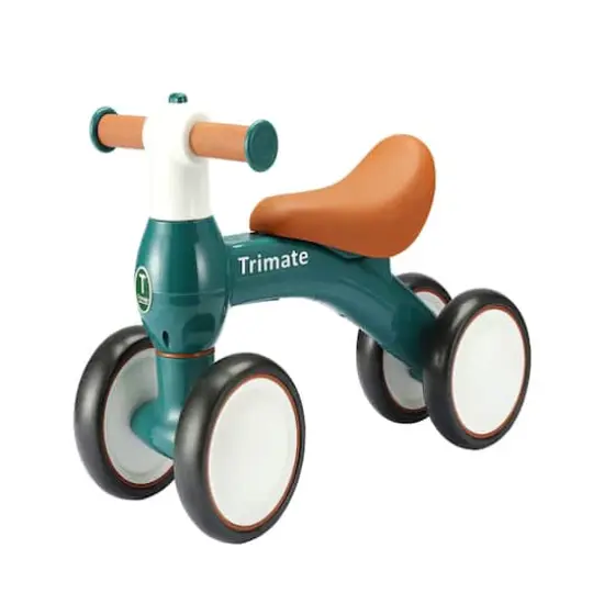 Trimate Green 4 Wheel Baby Walker Balance Bike {1}