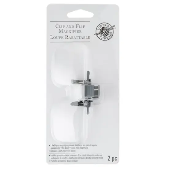 Clip & Flip Magnifier by Loops & Threads&reg; {1}