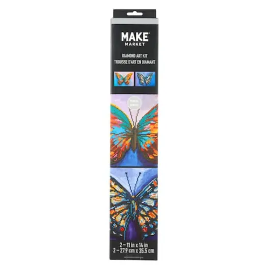 Butterfly Duo Diamond Art Kit by Make Market&reg; {6}
