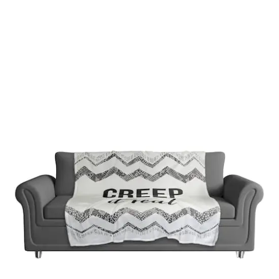 Creep It Real Fleece Throw {4}