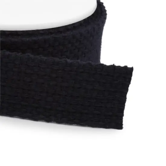 Dritz&reg; Black Cotton Belting for Straps and Handles, 1'' x 15yd. {3}