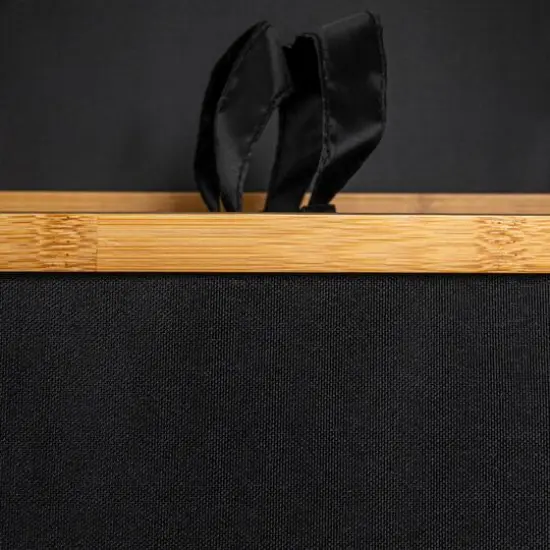 Household Essentials 29" Black Sleek Laundry Hamper with Dual Mesh Liners & Lid {12}