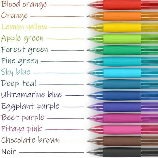 Arteza&reg; Vibrant Colors Retractable Gel Pen Set {3}