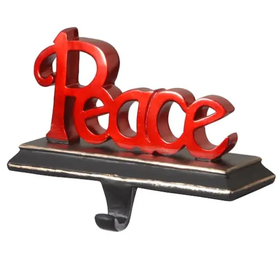 Peace Stocking Holder with Base & Hook {5}