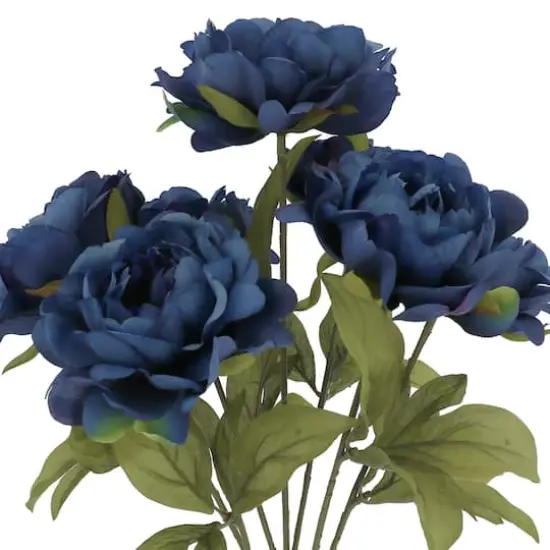 19" Peony Deluxe Bush by Ashland&reg; Navy {3}