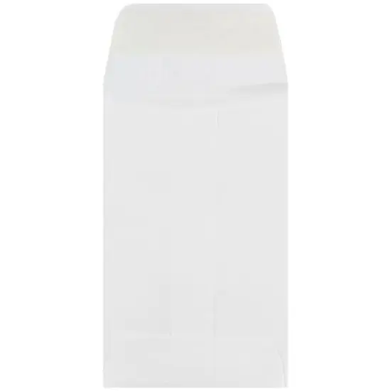 JAM Paper 2.25" x 3.5" White Coin Envelopes {3}