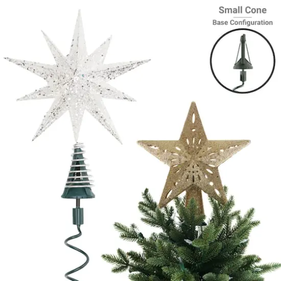 Village Lighting Christmas Tree Topper Holder {5}