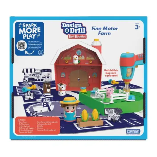 Educational Insights Design & Drill&reg; Bolt Buddies&reg; Fine Motor Farm {7}