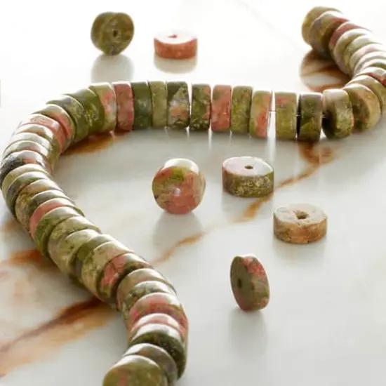 Unakite Heishi Beads by Bead Landing&trade; {3}