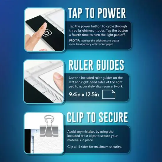 ArtSkills Ultra-Thin LED Light Pad {9}