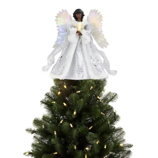 12" Fiber Optic Angel Tree Topper {1}