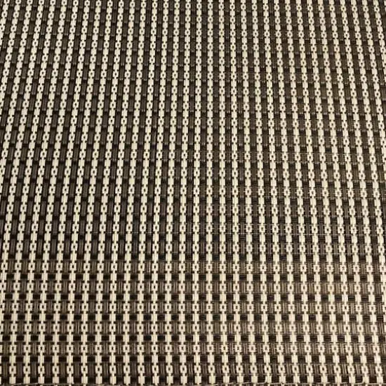 40" Brown Steel and Mesh Foldable Reclining Patio Arm Chair {5}