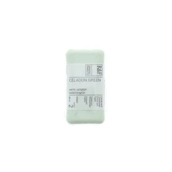 R&F&reg; Encaustic Paint Cake, 40mL Celadon Green {1}