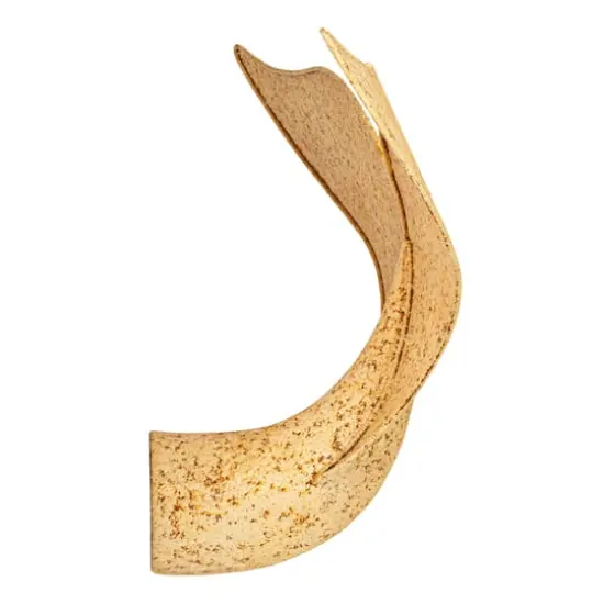 Hello Honey® 24.25" Cream Distressed Metal Whale Tail Wall Décor {4}