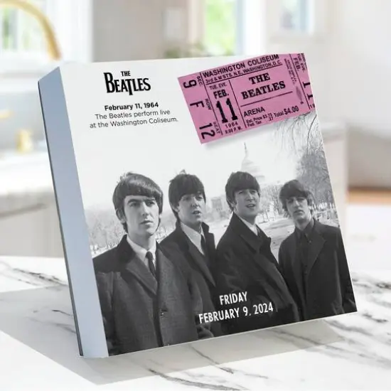 TF Publishing 2024 The Beatles Daily Desktop Calendar {3}