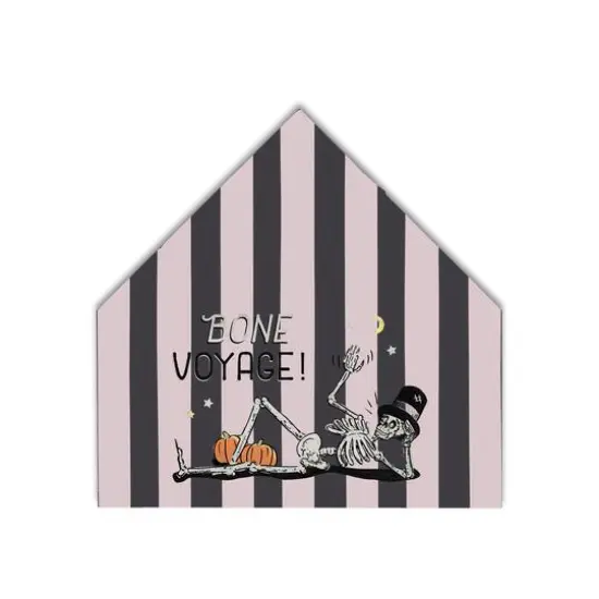 Bone Voyage! House Shaped Canvas {1}