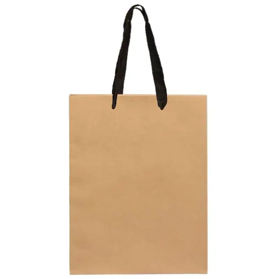 JAM Paper Large Kraft Matte Heavy Duty Gift Bags, 3ct. {3}