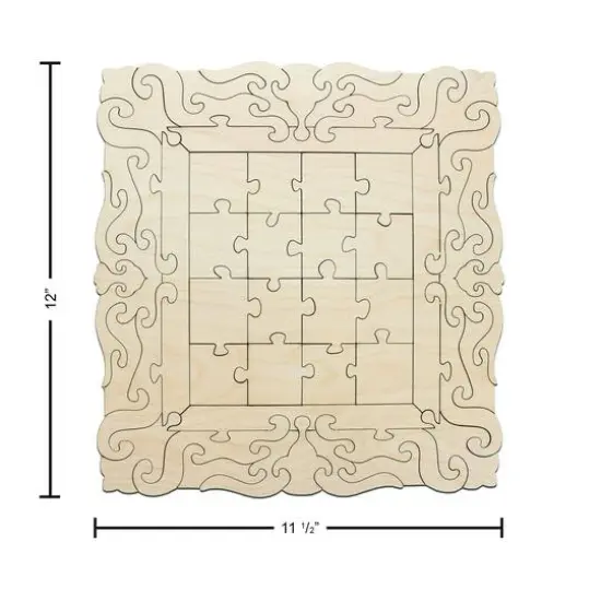Leisure Arts&reg; Large Frame D.I.Y. Wood Puzzle {4}