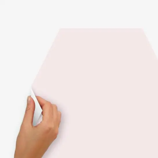 RoomMates Blush Beauty Dry Erase Hexagon Peel & Stick Decals {6}