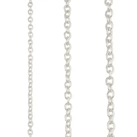 Silver Plated Cable Necklace Set by Bead Landing&trade; {1}