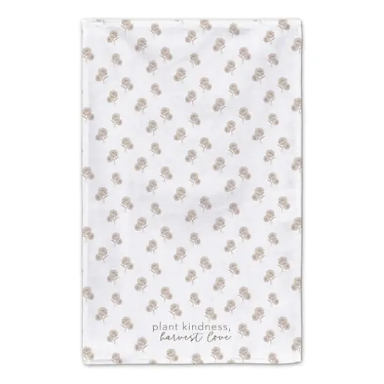 Plant Kindness Harvest Love Tea Towel Set White {5}