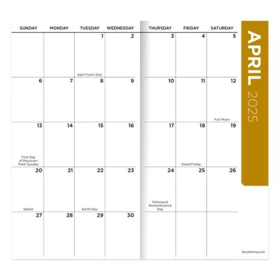 TF Publishing 2025-2026 Small Spring Peony Monthly Pocket Planner {8}