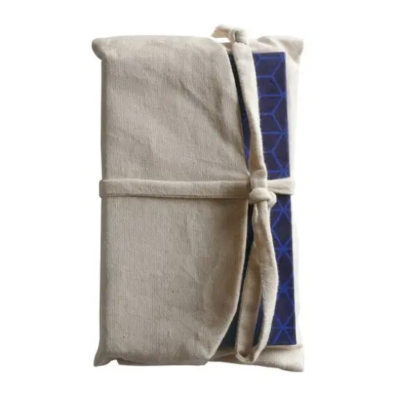 Lama Li Traveler's Hardcover Handmade Journal Blue {1}