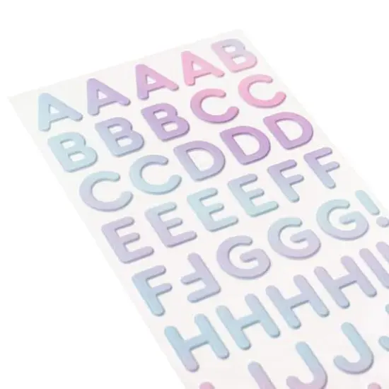 Pink Iridescent Foil Alphabet Stickers by Recollections&trade; {1}