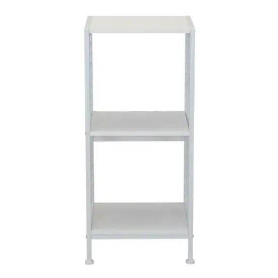 Household Essentials 28" Trellis 2 Compartment Storage Bookshelf White {5}