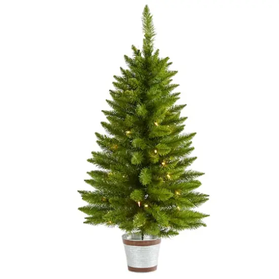 3ft. Pre-Lit Providence Pine Artificial Christmas Tree, Warm White Lights {1}