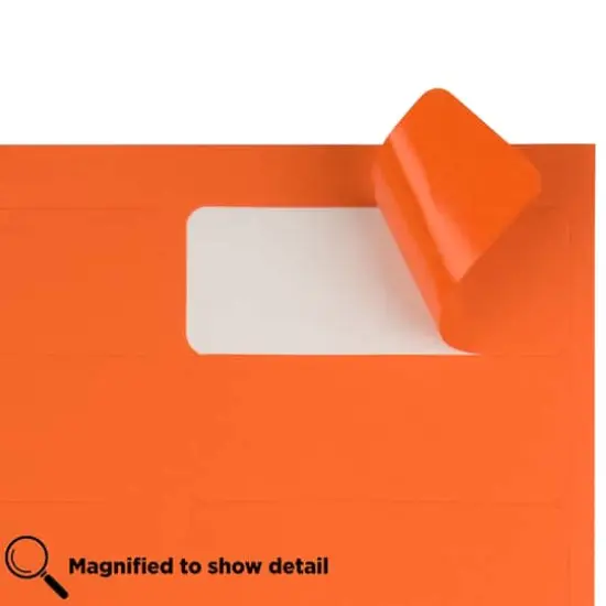 JAM Paper Standard Mailing Return Address Labels Orange {6}