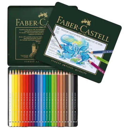 Faber-Castell Albrecht Durer 24 Color Watercolor Pencil Set {3}