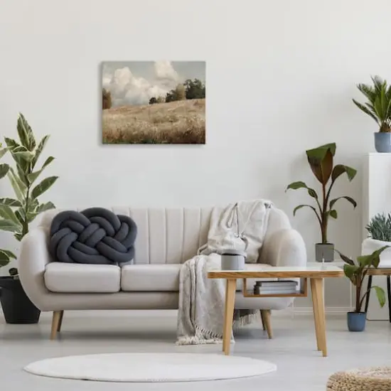 Stupell Industries Classic Cloudy Field Landscape Canvas Wall Art {3}