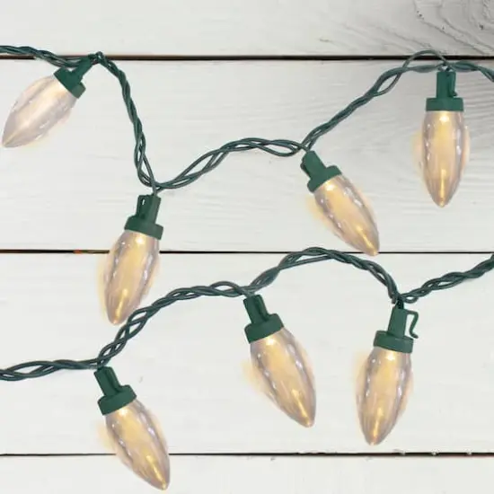 25ct. LED Christmas String Lights White {4}