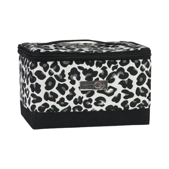 Everything Mary Cheetah Collapsible Sewing Kit Organizer Box {5}